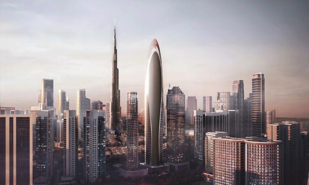 Dubai developer partners with Mercedes for $1B tower.