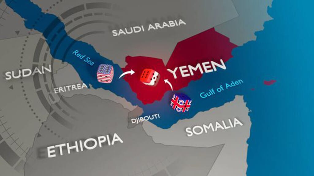 Houthi rebels were targeted by air strikes in Yemen.